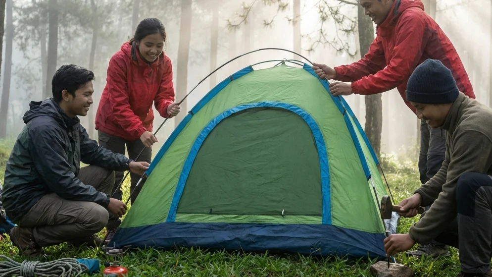 Tips Camping Batu
